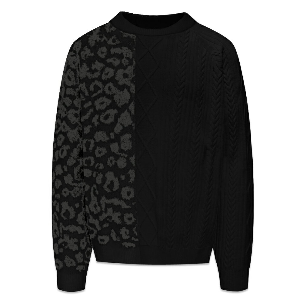 STAMPD / Cheetah Blocked Sweater