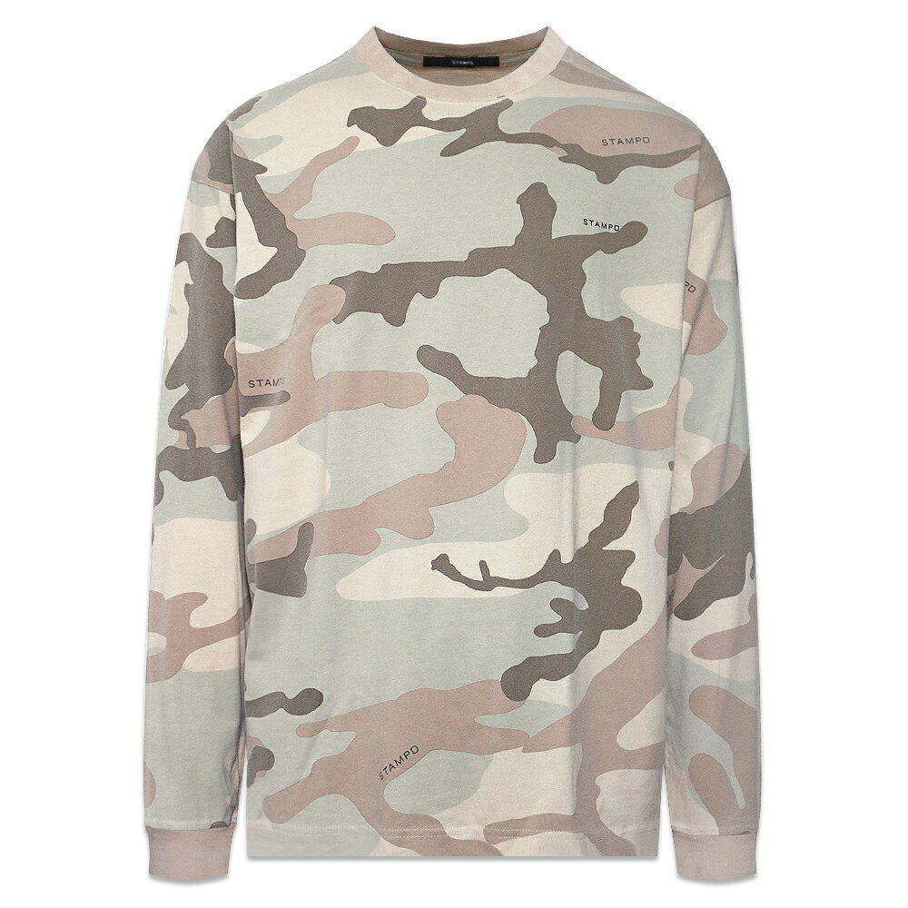 STAMPD / Camo Palm Relaxed Ls Tee