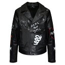 DMC KAL / Realbuy Full Print Leather Jacket