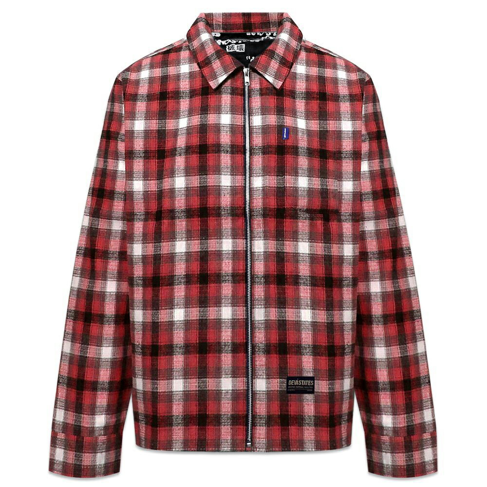 乐天商城 - DEVA STATES / Malcolm Zip Up Flannel Over Shirt