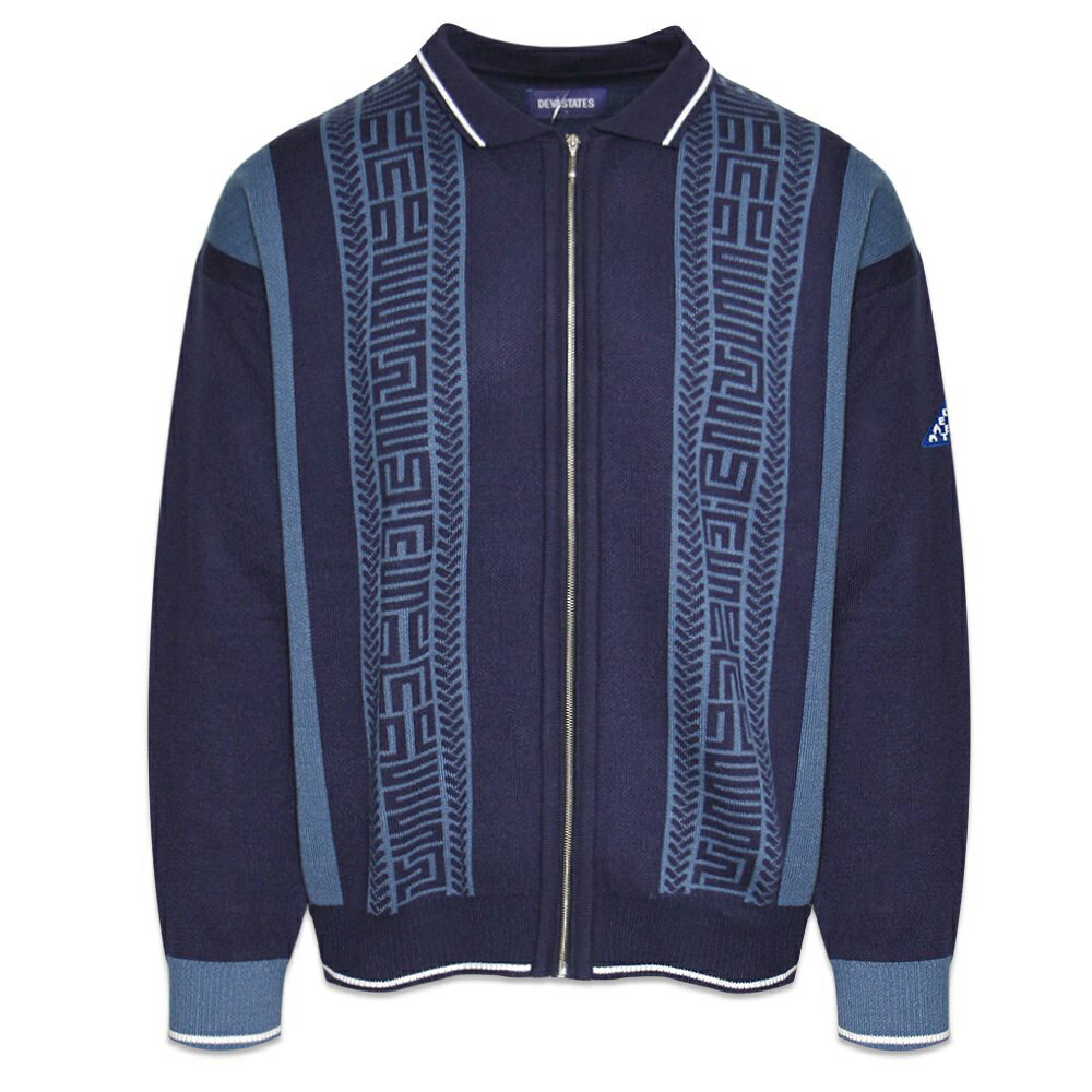 DEVA STATES / Links Zip Up Polo Sweater