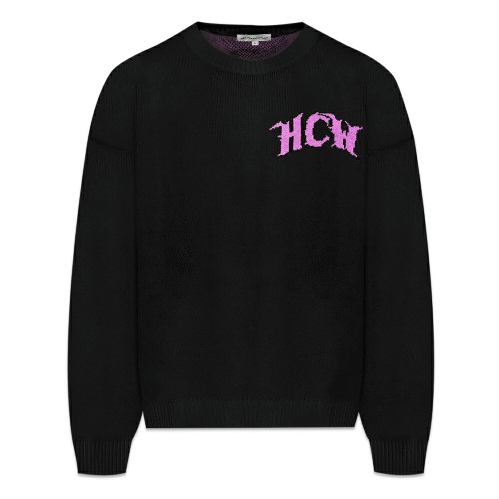 HEAVEN CAN WAIT / HCW Logo Knit Sweater