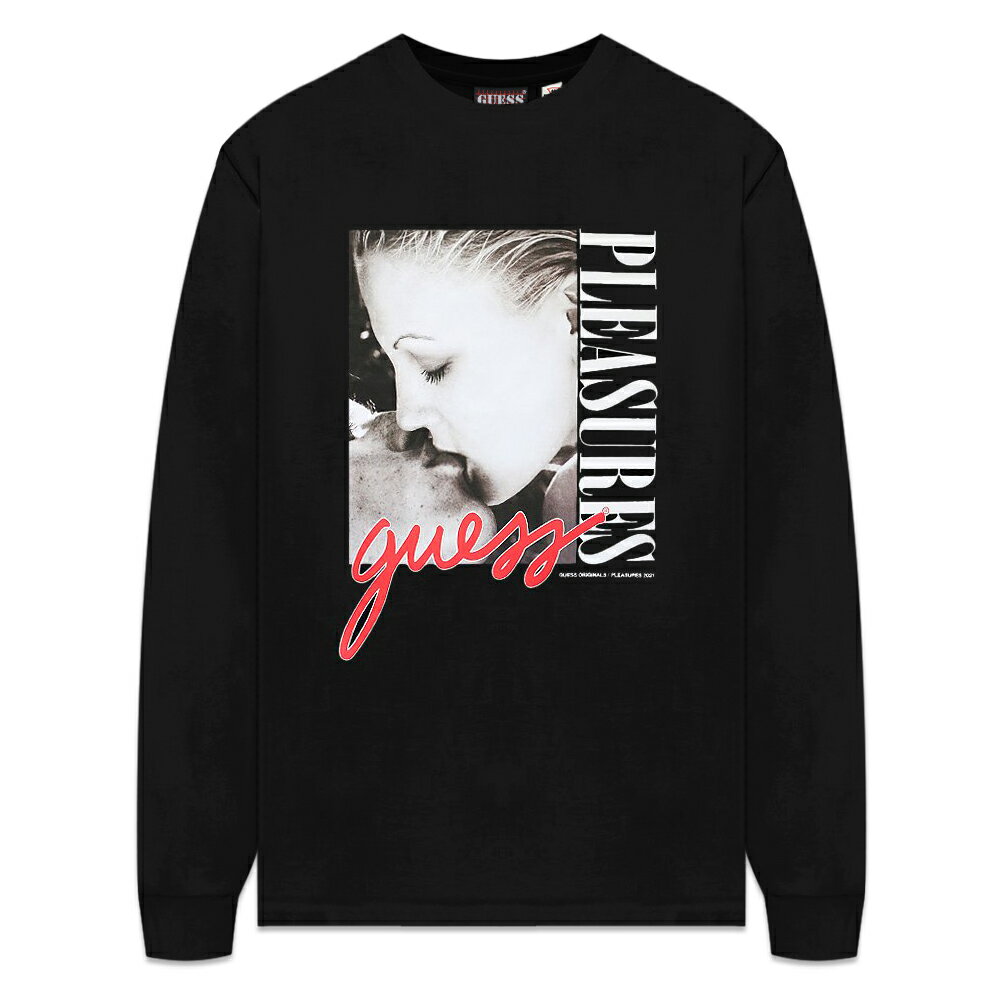 GUESS ORIGINALS ~ PLEASURES / GO Pleasures Kiss Long Sleeve Tee