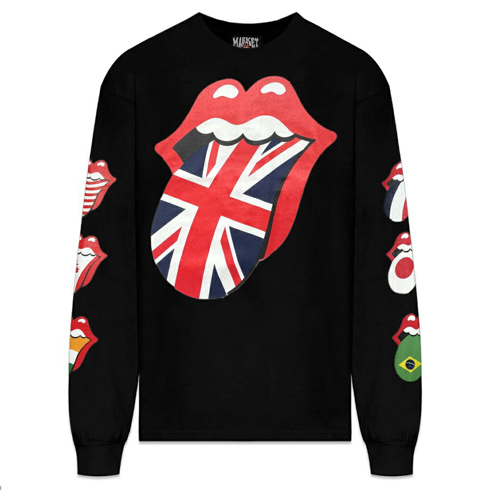 楽天VENTURERMARKET / Market Rolling Stones World Flag LS T-Shirt