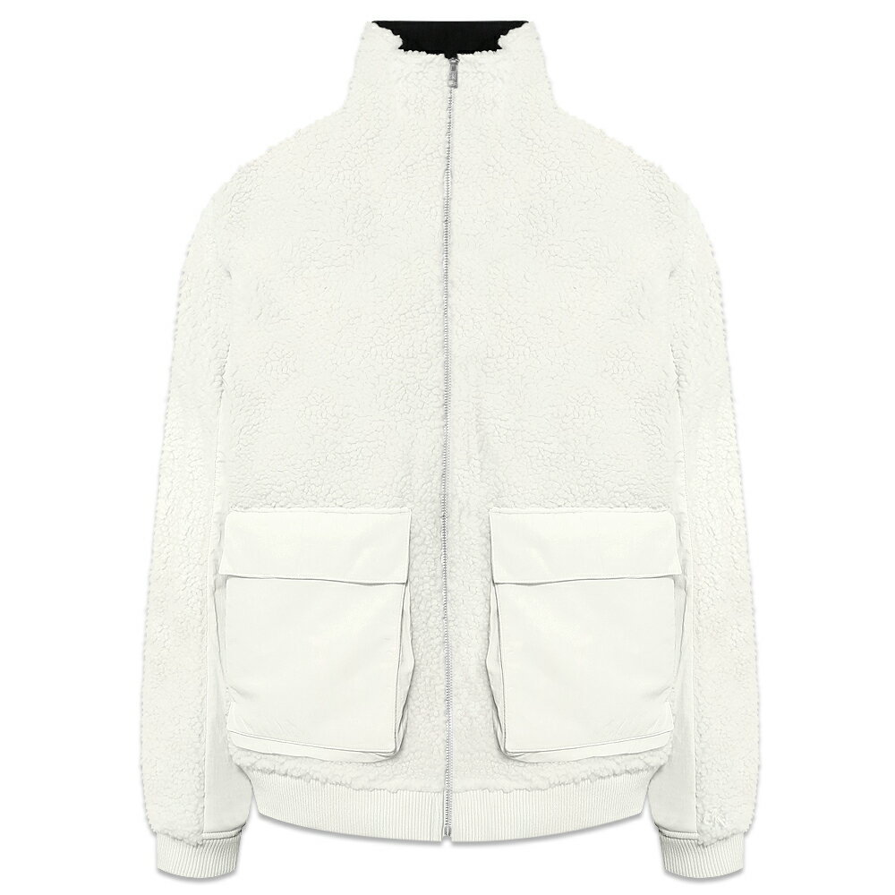 CALVIN KLEIN JEANS / Fashion Reversible Zip Sherpa Jacket