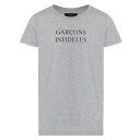 GARCONS INFIDELES / Classic Logo Tee with Holes