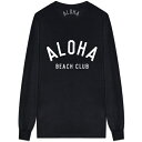 ALOHA BEACH CLUB / Crew Long Sleeve Tee