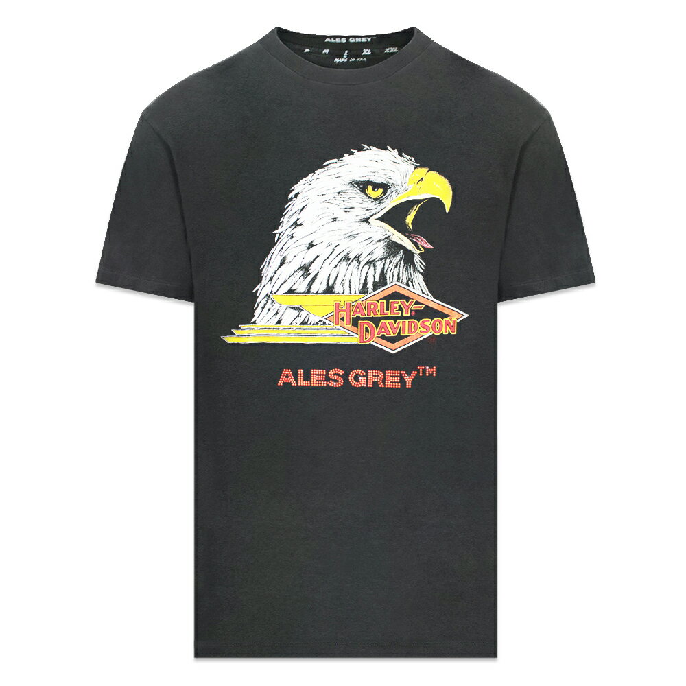 ALES GREY / Harley Davidson Repurposed Vintage Custom Tee