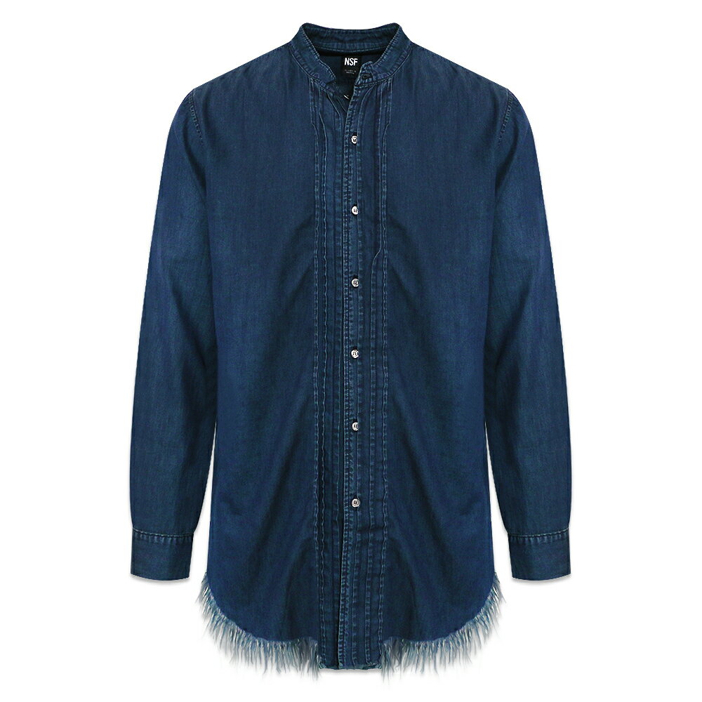 ブランド名 NSF CLOTHING(エヌエスエフ) ロサンゼルス発のファッションブランド。JAMES PERSEをはじめ、数々の有名ブランドに携わり、近年ではGQ's Best New Menswear Designer's of Americaに受賞する等、更なる注目を集める"Nick Friedberg"によって設立。上質なマテリアルや心地良いシルエット、ロサンゼルスならではの緩やかな空気感を纏った極上のアメリカンカジュアルを提案。MADE IN USAに拘り抜いたコレクションは、確かなクオリティとデザイン性を併せ持ち、男女を問わず絶大な支持を集めている。 アイテム Long Sleeve Shirts(長袖シャツ) スタイル Mens(メンズ)・Womens(ウィメンズ) 商品説明 ・デニムシャツ ・コットンファブリック ・リラックスフィット ・ハンドウォッシュ加工 ・センターボタンファスニング ・裾部カットオフ ・バンドカラー サイズ S 着丈82cm×身幅53cm×肩幅42cm×袖丈61cm M 着丈85cm×身幅55cm×肩幅44cm×袖丈63.5cm L 着丈88cm×身幅57cm×肩幅46cm×袖丈66cm 素材 100% Cotton(コットン) 生産国 MADE IN USA
