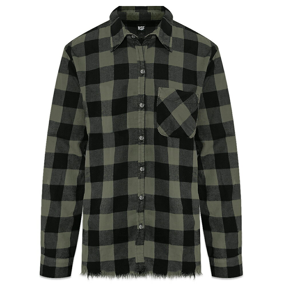 NSF / Axel Buffalo Plaid Button Down Shirt