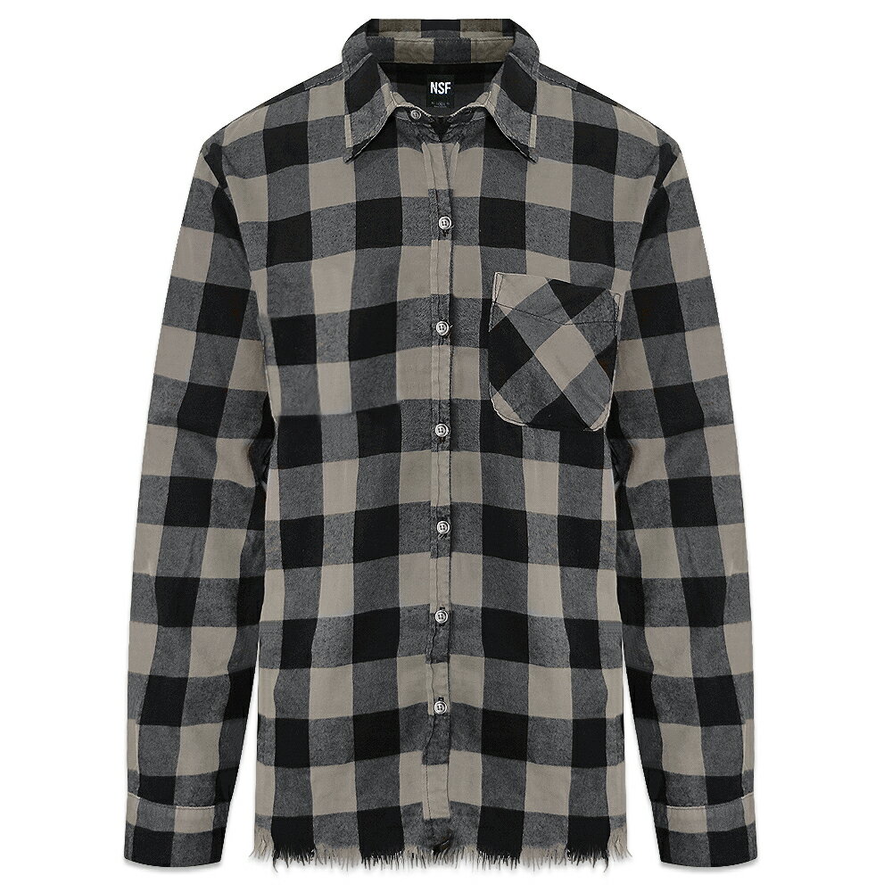 NSF / Axel Buffalo Plaid Button Down Shirt