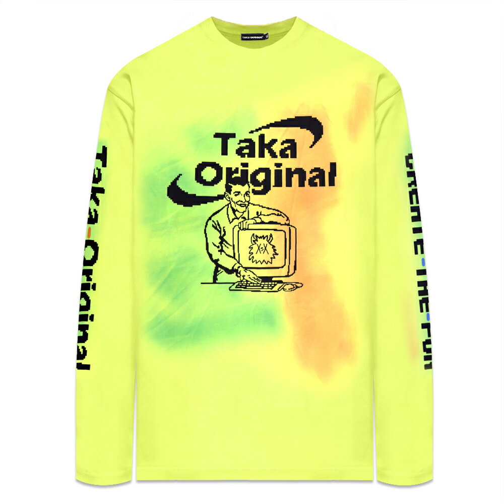 TAKA ORIGINAL (Target Area Keeps Alive) / Spray Paint Long Sleeve Tee