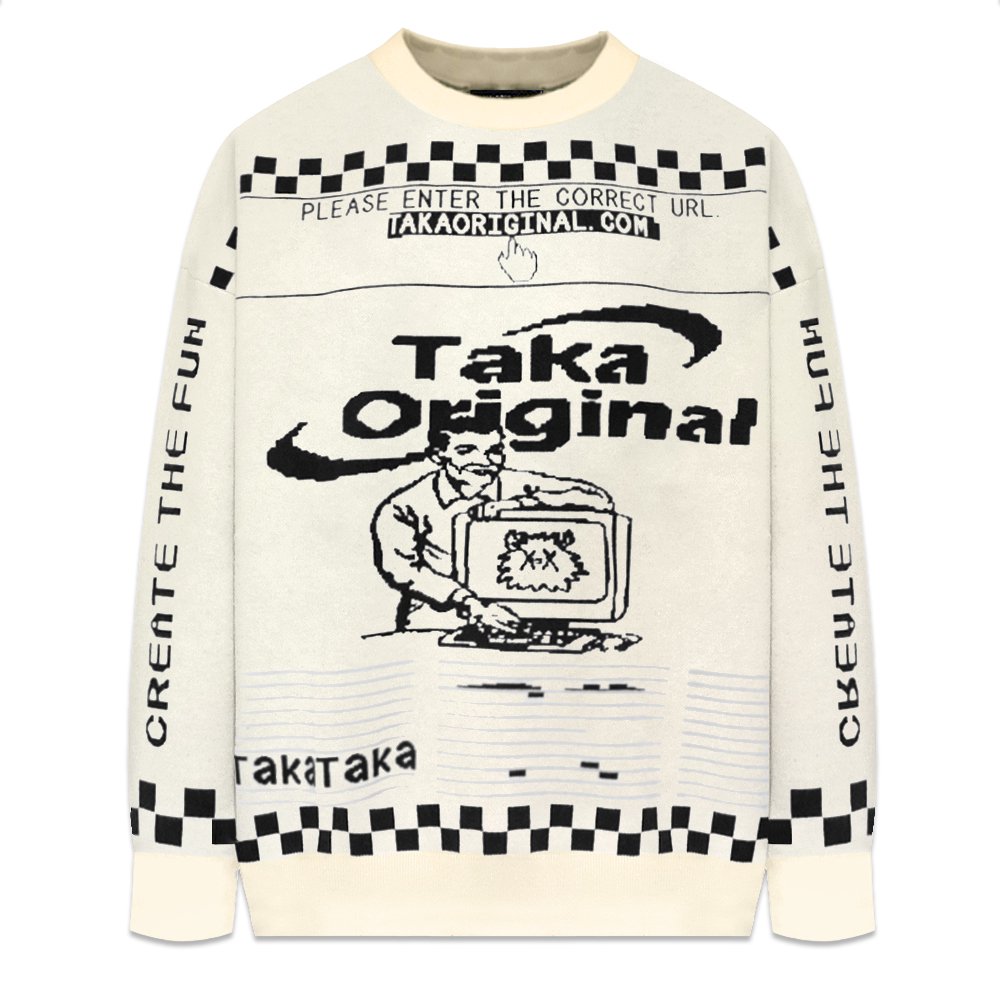 TAKA ORIGINAL (Target Area Keeps Alive) / Moody Bob Mosaic Knit Jumper