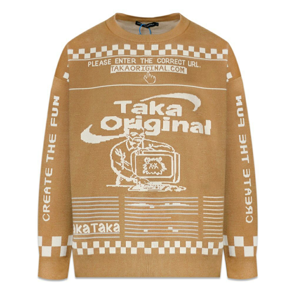 TAKA ORIGINAL (Target Area Keeps Alive) / Moody Bob Mosaic Knit Jumper