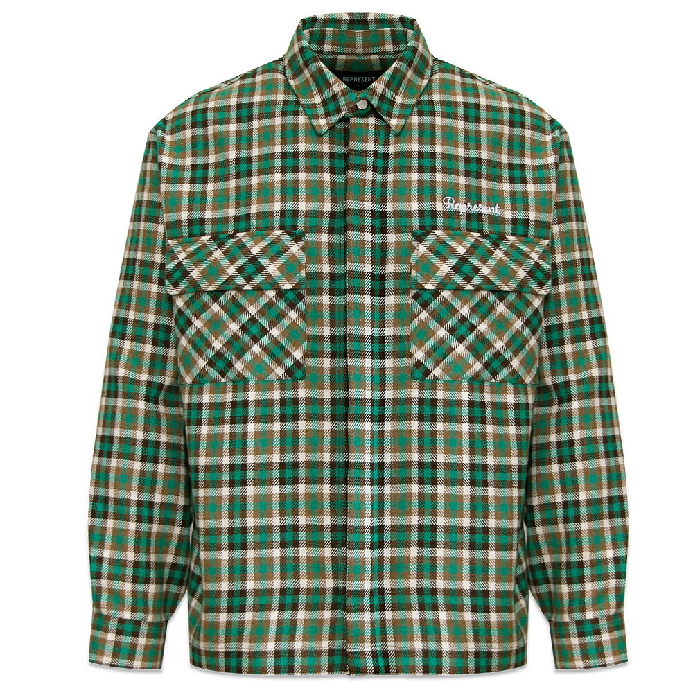 REPRESENT / Long Sleeve Flannel Shirt