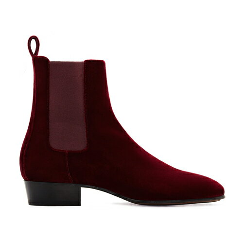 REPRESENT / Velour Chelsea Boot