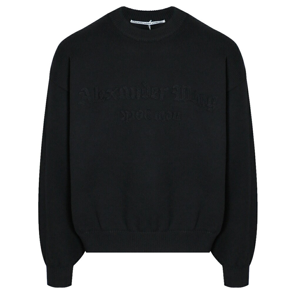 ALEXANDER WANG / Crochet Logo Oversized Pullover