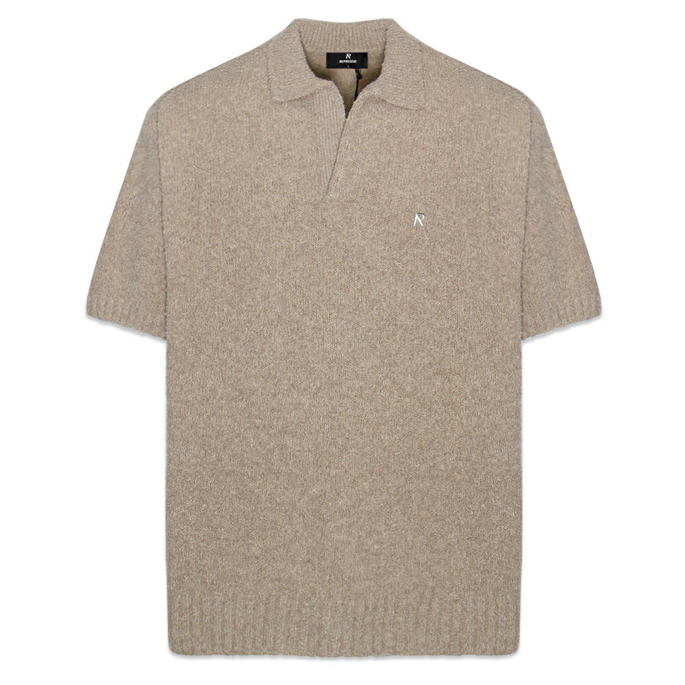 REPRESENT / Boucle Textured Knit Polo