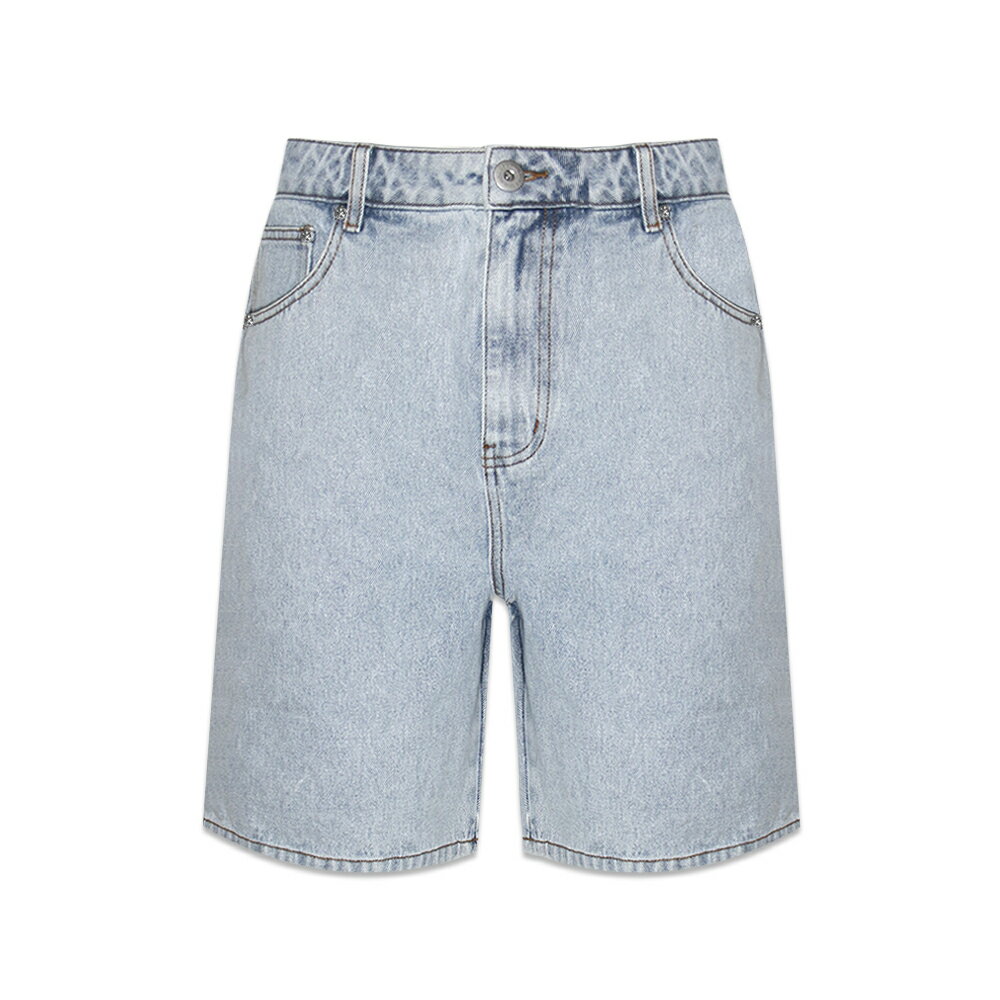 UNKNOWN LONDON / Dagger Embroidery Denim Shorts