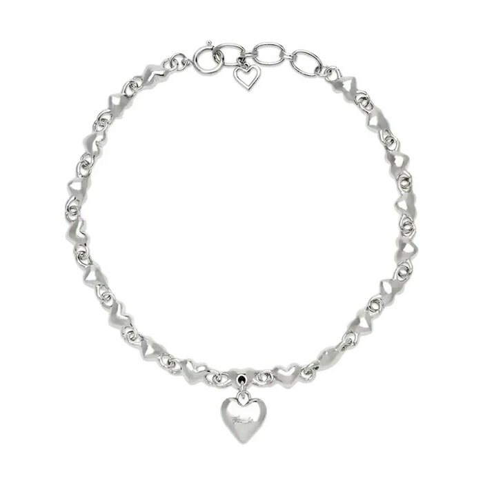 乐天商城 - BASICKS / Heart Dropped Chain Necklace