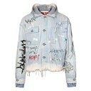 GLACIERBOY / EGLB Patchwork Leather Denim Jacket