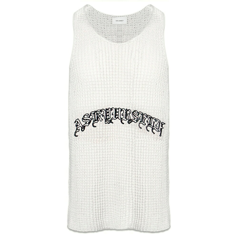 ASKYURSELF / Goth Knit Crochet Tank