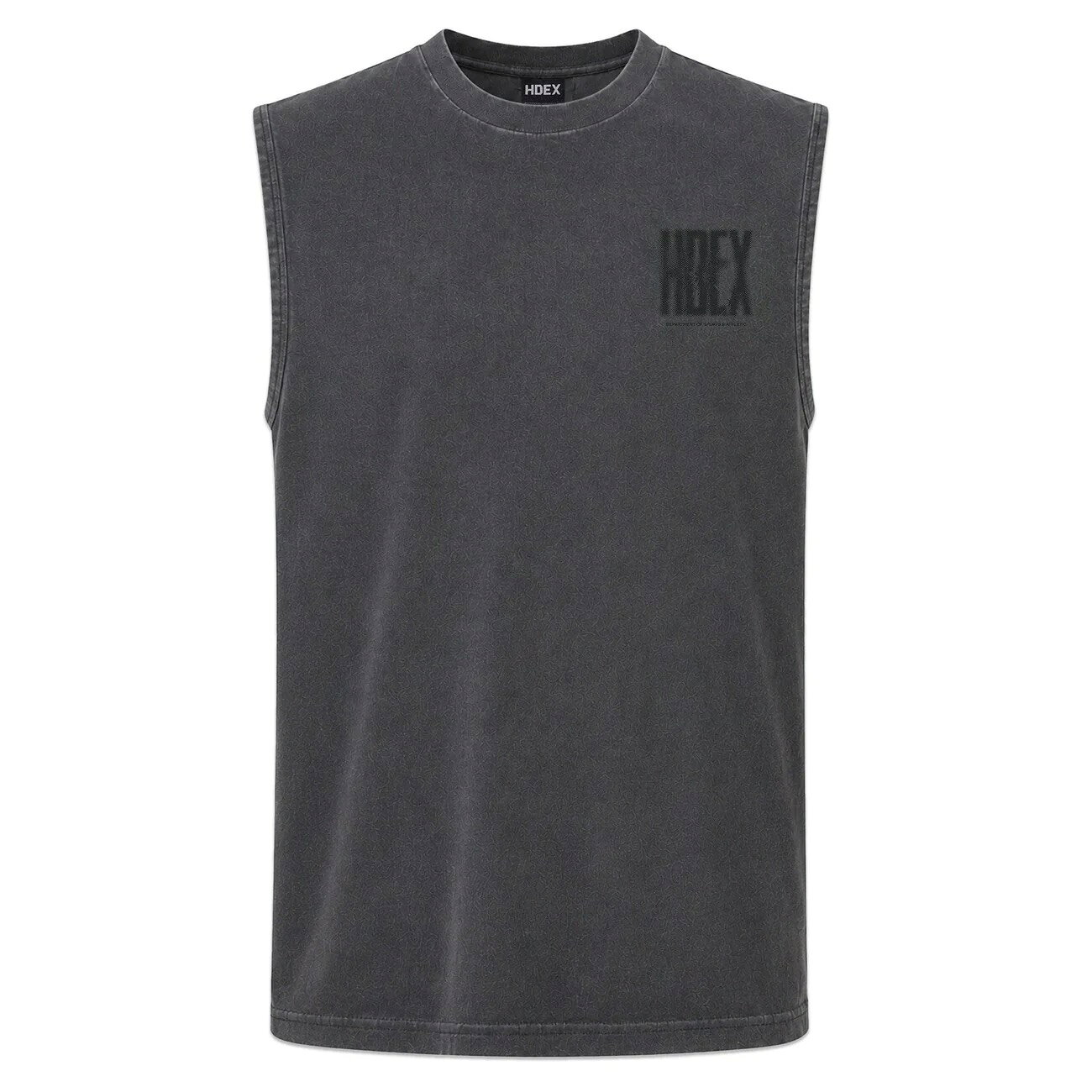 HDEX / Crack Printed Pigment Sleeveless