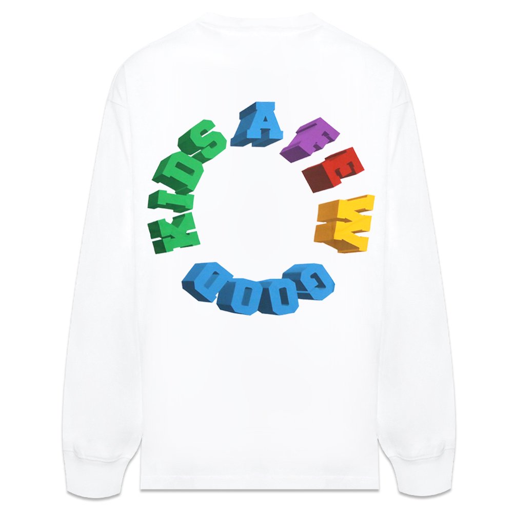 乐天商城 - A FEW GOOD KIDS / Rainbow Logo Long Sleeve Tee