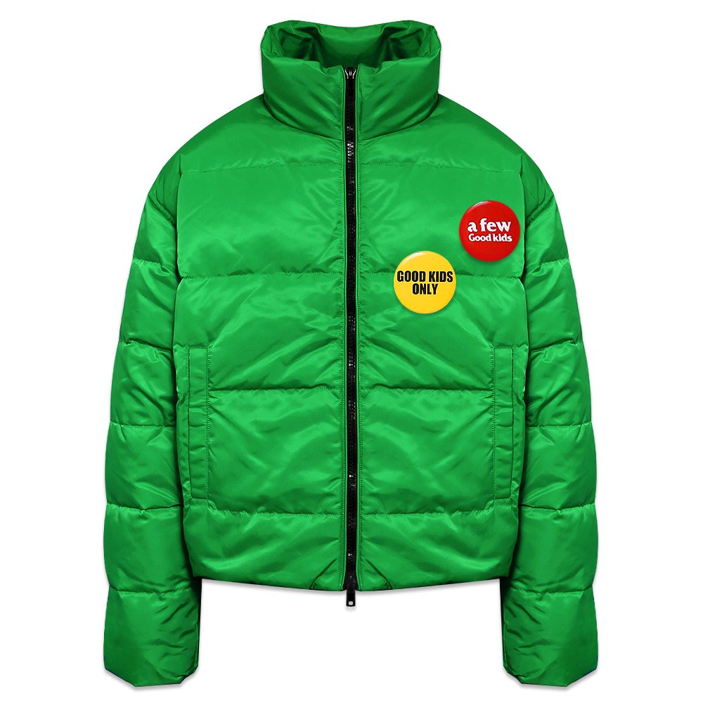 樂天商城 - A FEW GOOD KIDS / Badge Puffer Jacket