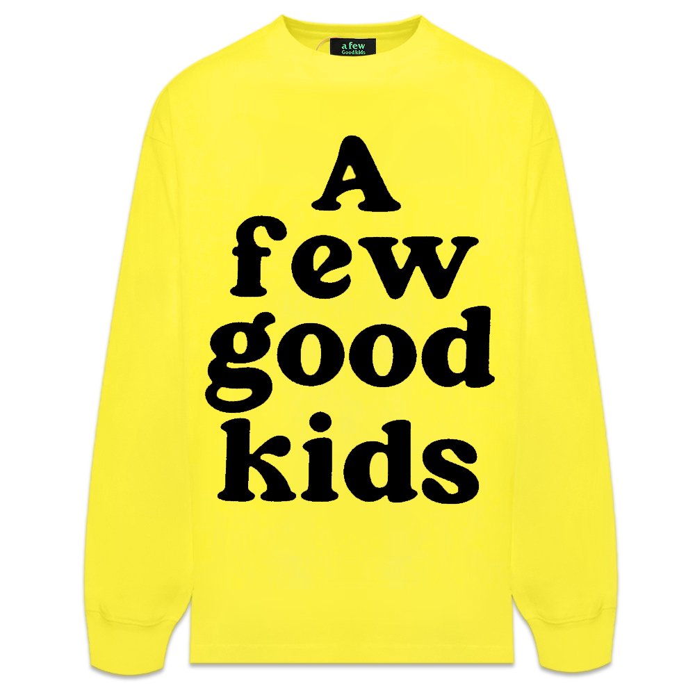 A FEW GOOD KIDS / Drip Circle Logo Long Sleeve Tee