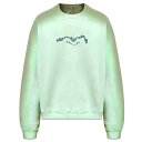 ALEXANDER WANG / Warp Logo Garment Dye Sweatshirt