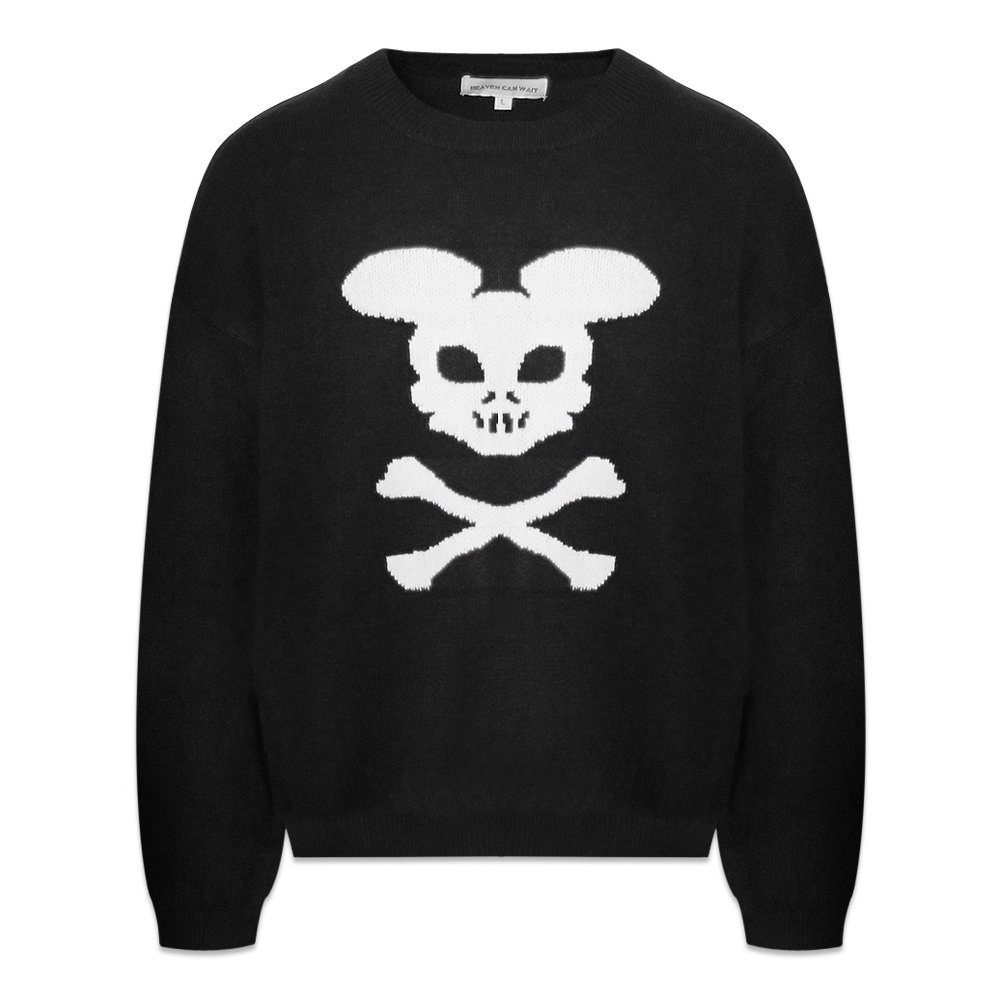 楽天VENTURERHEAVEN CAN WAIT / Bunny Skull Knit Sweater