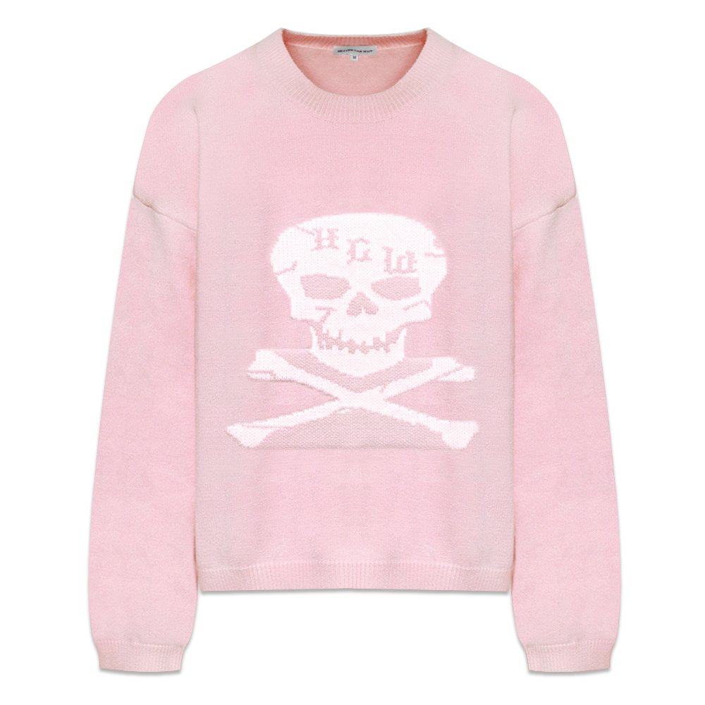 HEAVEN CAN WAIT / Pink Devil Knit Sweater
