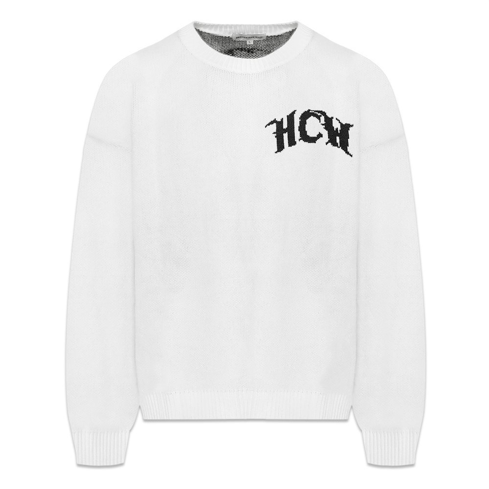 楽天VENTURERHEAVEN CAN WAIT / HCW Logo Knit Sweater