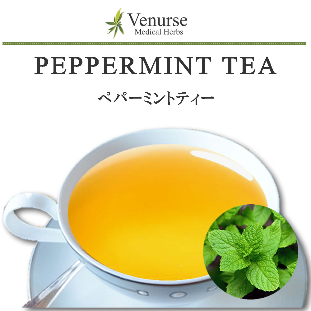 【楽天スーパーSALE】ペパーミントティー 送料無料 農薬検査済み ノンカフェイン 西洋ハッカ お茶 袋 茶 葉 ハーブ リーフ ティーパック ティーバッグ ハーブティー ティー ヴィーナース