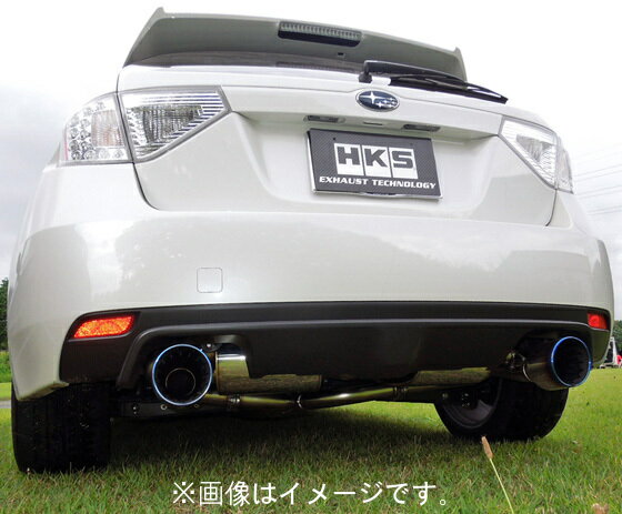 個人宅発送可能！ HKS Super Turbo Muffler スーパーターボ マフラー SUBARU スバル インプレッサ GRB EJ20(TURBO) 07/10-14/08 (31029-AF005)