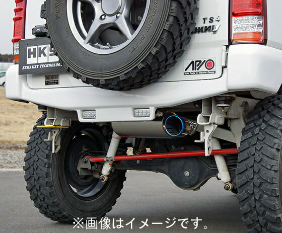 自動車関連業者直送限定 HKS Super Turbo Muffler スーパーターボ マフラー SUZUKI スズキ ジムニー JB23W K6A(TURBO) 98/10-18/06 (31029-AS002)