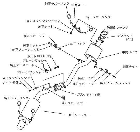 個人宅発送可能 HKS silent Hi-Power サイレントハイパワー マフラー MAZDA マツダ RX-7 FC3S 13BT 85/09-91/11 (31019-AZ001)