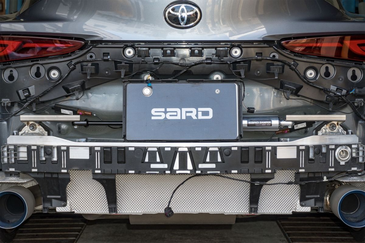 個人宅発送可能 SARD サード SARD × AISIN SARD DAMPER ダンパー GR スープラ DB42 DB02 DB06 フロント 1本 リア 1本 TOYOTA トヨタ (86706)