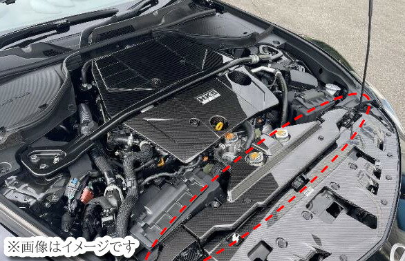 【個人宅発送可能】HKS CARBON RADIATOR COVER カーボン ラジエーター カバー NISSAN ニッサン フェアレディZ RZ34 VR30DDTT (70026-AN003)