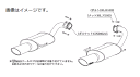 自動車関連業者様直送限定 ！柿本 Kakimoto カキモト マフラー KRnoble Ellisse ケイアールノーブル・エリッセ SUBARU スバル レガシィB4 DBA-BL9 EJ25 4WD(AWD) 4AT (B51315D)