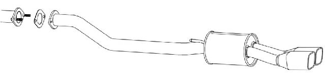 【個人宅発送可能】【受注生産品】FUJITSUBO フジツボ マフラー A-Sシリーズ NISSAN NE51 エルグランド ハイウェイスター 3.5 4WD (360-17852)