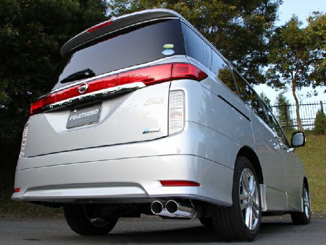 【個人宅発送可能】【受注生産品】FUJITSUBO フジツボ マフラー A-Sシリーズ NISSAN PE52 エルグランド ハイウェイスター 3.5 2WD (370-17872)
