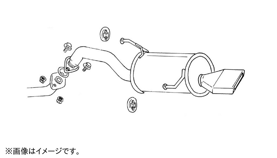 【自動車関連業者直送限定】【受注生産品】FUJITSUBO フジツボ マフラー Wagolis NISSAN ニッサン キューブ キュービック 2WD BGZ11 CR14DE 2003.9～2005.5 (450-11232)