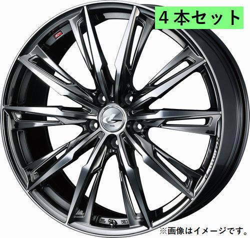 Weds ウェッズ 20×8.5J +52 5穴 PCD114.3 BMCMC ホイール 4本 LEONIS GX レオニス ジーエックス (39404)