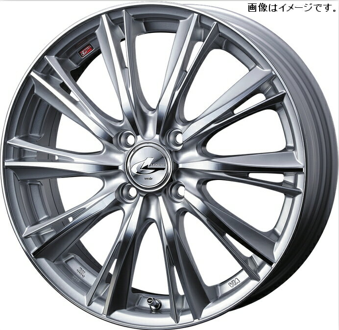 Weds ウェッズ 15×5.5J +50 4穴 PCD100 HSMC ホイール 1本 LEONIS WX レオニス ダブルエックス (33864)
