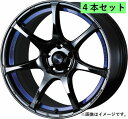 Weds EFbY 17~7.5J +45 5 Rim Edge 5.0mm PCD114.3 FR BLC II zC[ 4{ Weds Sport SA-75R EFbYX|[c GXG[iiS[A[ (74041)