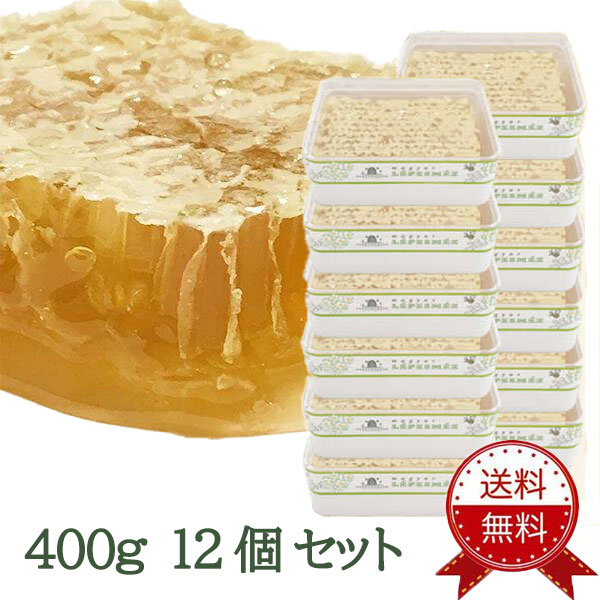 【送料無料：400g】コムハニー 巣蜜【1~2個】ハチミツ / はちみつ / ハニカム / ハニーコム / 巣みつ / 蜂蜜 / 蜂の巣 / ハチノス / 蜜蝋 / ハニー【賞味期限 2028年4月】鉄腕ダッシュ 鉄腕DASH ミツバチ 新宿DASH 母の日