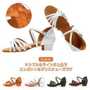 【送料無料】靴 キッズダンス ジャズ 競技ダンス ローヒール 3.5cm 疲れない シューズ 社交ダンス ジュニア 子供 ダンスシューズ(4)
