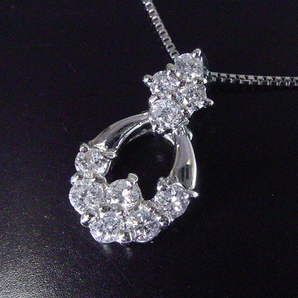天然 ダイヤモンド ネックレス プラチナ製 豪華1カラット 品番OT-015 3営業日前後の発送予定